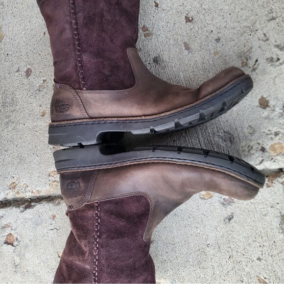 Men's UGG Australia Chocolate Brown "Hartsville" Boot Size 7 Waterproof - Picture 7 of 11